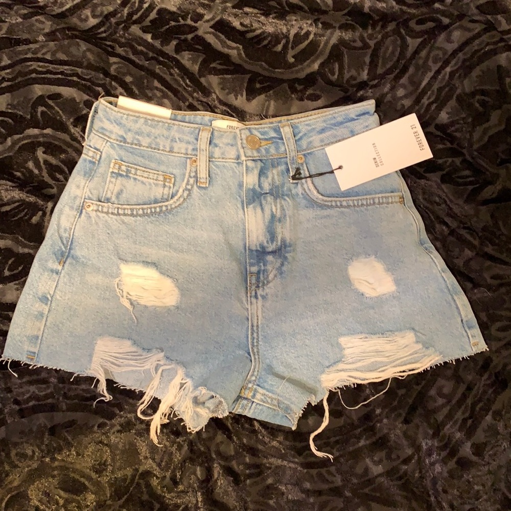 Denim Short/High Jean Shorts